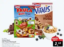 KONSUM Dr. oetker vitalis müsli Angebot