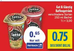 diska Gut & günstig cappuccino Angebot