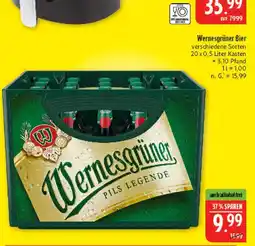 Marktkauf Wernesgrüner bier Angebot