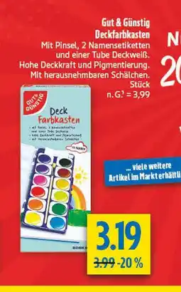 diska Gut & günstig deckfarbkasten Angebot