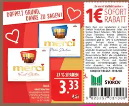 Marktkauf Storck merci selection Angebot