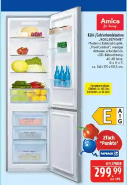 Marktkauf Amica kühl-/gefrierkombination Angebot