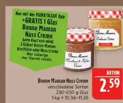 Marktkauf Bonne maman nuss creme Angebot