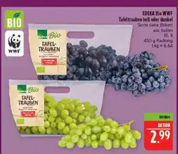 Marktkauf Edeka bio wwf tafeltrauben hell oder dunkel Angebot