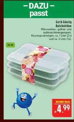 Marktkauf Gut & günstig aufschnittbox Angebot