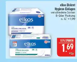 Marktkauf Elkos diskret hygiene-einlagen Angebot