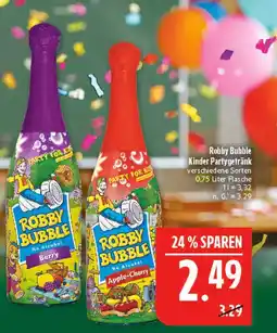 Marktkauf Robby bubble kinder partygetränk Angebot