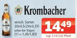 Getränke Oase Krombacher Angebot