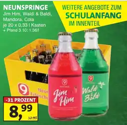 Lösch Depot NEUNSPRINGE Jim Him, Waldi & Baldi, Mandora, Cola Angebot