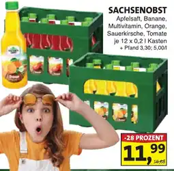 Lösch Depot SACHSENOBST Apfelsaft, Banane, Multivitamin, Orange, Sauerkirsche, Tomate Angebot