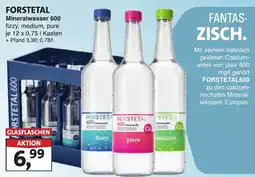 Lösch Depot FORSTETAL Mineralwasser 600 fizzy, medium, pure Angebot