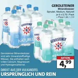 Lösch Depot GEROLSTEINER Mineralwasser Angebot