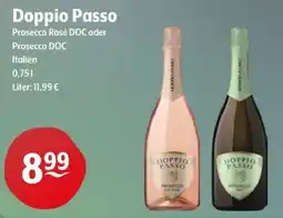 Getränke Hoffmann Doppio Passo Prosecco Rosé DOC oder Prosecco DOC Angebot
