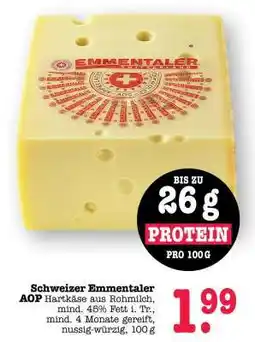 Scheck-in-Center Schweizer Emmentaler AOP Angebot