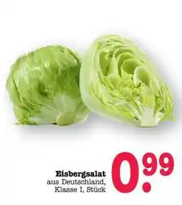 Scheck-in-Center Eisbergsalat Angebot