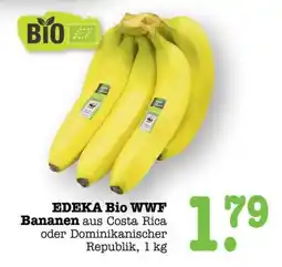 Scheck-in-Center EDEKA Bio WWF Bananen Angebot