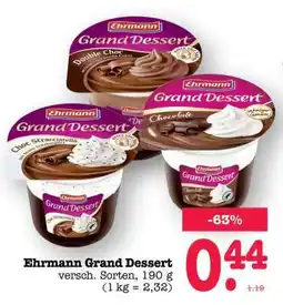 Scheck-in-Center Ehrmann Grand Dessert Angebot