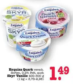 Scheck-in-Center Exquisa Quark Angebot