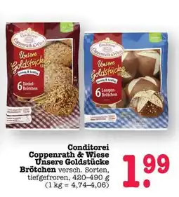 Scheck-in-Center Conditorei Coppenrath & Wiese Unsere Goldstücke Brötchen Angebot