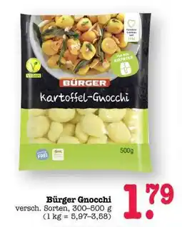 Scheck-in-Center Bürger Gnocchi Angebot