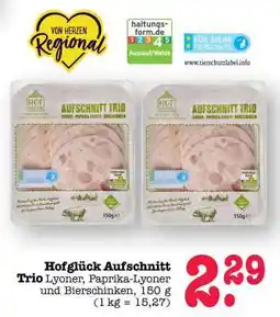 Scheck-in-Center Hofglück Aufschnitt Trio Angebot