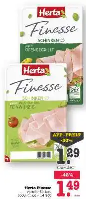 Scheck-in-Center Herta Finesse Angebot