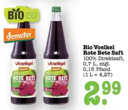 Scheck-in-Center Bio Voelkel Rote Bete Saft Angebot