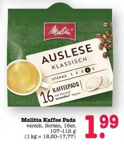 Scheck-in-Center MELITTA Kaffee-Pads Angebot