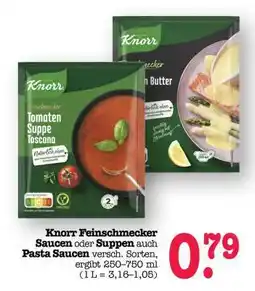 Scheck-in-Center Knorr Feinschmecker Saucen oder Suppen Angebot