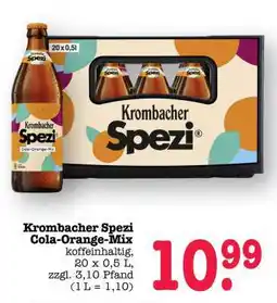 Scheck-in-Center Krombacher Spezi Cola-Orange-Mix Angebot