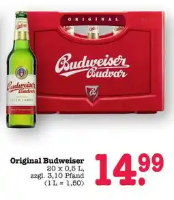 Scheck-in-Center Original Budweiser Angebot