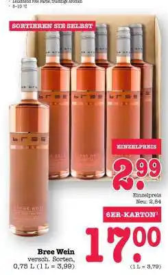Scheck-in-Center Bree Wein Angebot