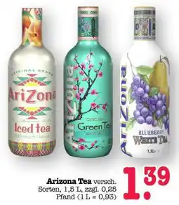 Scheck-in-Center AriZona Tea Angebot
