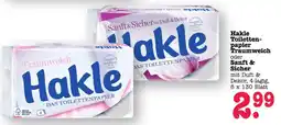 Scheck-in-Center Hakle Toilettenpapier Traumweich oder Sanft & Sicher Angebot