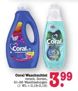 Scheck-in-Center Coral Waschmittel Angebot