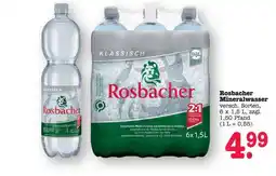 Scheck-in-Center Rosbacher Mineralwasser Angebot