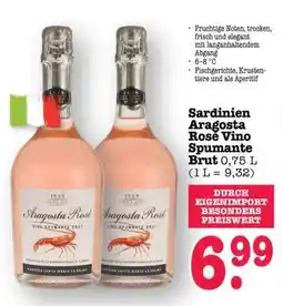 Scheck-in-Center Sardinien Aragosta Rose Vino Spumante Brut Angebot