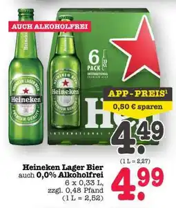 Scheck-in-Center Heineken Lager Bier Angebot