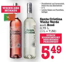Scheck-in-Center Santa Cristina Vinho Verde Angebot