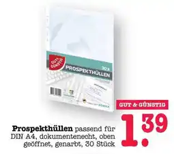 Scheck-in-Center Prospekthüllen Angebot