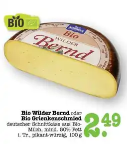 Scheck-in-Center Bio Wilder Bernd oder Bio Grienkenschmied Angebot