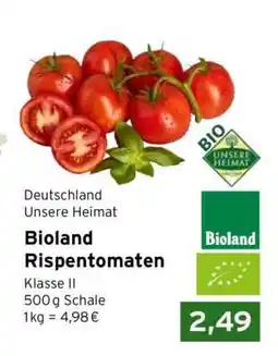 CAP Markt Bioland Rispentomaten Angebot