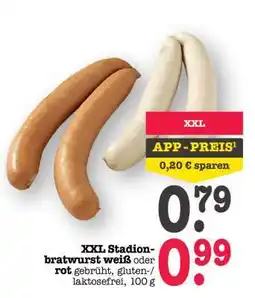 Scheck-in-Center XXL Stadionbratwurst Angebot