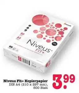 Scheck-in-Center Niveus Fit+ Kopierpapier Angebot