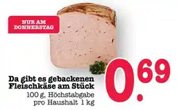 Scheck-in-Center Gebackener Fleischkäse am Stück Angebot
