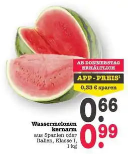 Scheck-in-Center Wassermelonen kernarm Angebot
