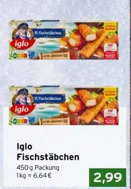 CAP Markt Iglo Fischstäbchen Angebot
