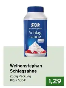 CAP Markt Weihenstephan Schlagsahne Angebot