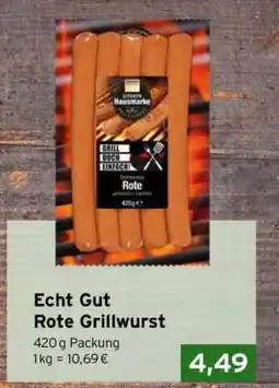 CAP Markt Echt Gut Rote Grillwurst Angebot