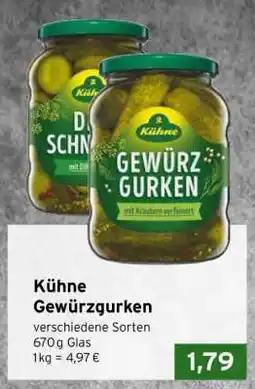 CAP Markt KÜHNE Gewürzgurken Angebot